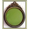 Image 1 : ANTIQUE FRENCH CHAMPLEVE ENAMEL & BRONZE FRAME  #994680