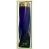 Image 1 : LOETZ BLUE PURPLE IRIDESCENT TWISTD GLASS VASE  #994711