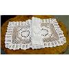 Image 1 : Crocheted White LACE RUNNER #2 #1000416