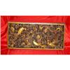 Image 1 : WOODEN PLAQUE WITH PHOENIX AND DRAGON MOTIFS #1000687