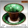 Image 1 : NEKRASSOFF ENAMEL COPPER BOWL & PLATE / MS019 #1000946