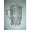 Image 1 : Vintage Diamond Pattern Glass Pitcher #1001099
