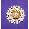 Image 1 : Vintage Sparkling RhinestoneTrembler Brooch #1001257