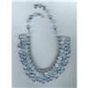 Image 1 : Blue Rhinestones & Blue Opallike Glass & Blue #1001390