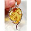 Stunning BALTIC Amber Sterling Pendant #1002028