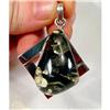 Image 1 :  Statuesque Baltic Amber Sterling Pendant #1002064