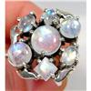 Image 1 : JUST Incredible Mass of Rainbow MOONSTONE Ring #1002367