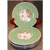 Image 1 : DECO Crown STAFFORDSHIRE Plates SET of 6 #1002659