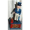 Image 1 : Uncle Sam Cast Iron  Mechanical Coin Drop Bank #1004172