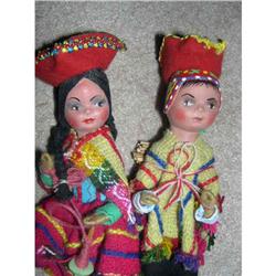 Peru dolls with clay heads #1009959