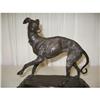 Image 1 :  BRONZE GREYHOUND DOG SCULPTURE,GREAT CONDITION#1009988