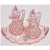 Image 1 : Tiffin Pink Cruet Set + Tray #1010101