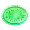 Image 1 : Green Depression Glass Art Deco Vanity Tray #1010125