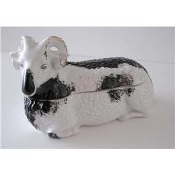 Russian Porcelain Ram Box by Kuznetsov #1010442