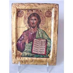 Russian style Icon of Christ Pantocrator #1010447