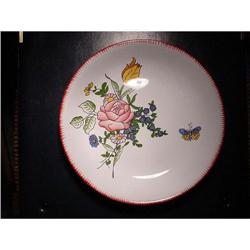 Pair of French faience plates signed by artist #1010479
