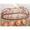 Image 1 : Pot and Pan hanging rack with 12 hooks #1010516