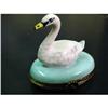 Image 1 : Authentic Swan  Limoges box signed by artist #1010576