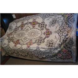 Colored Cotton Floral Tablecloth-Scotland  #1010649