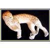 Image 1 : RUSSIAN LEOPARD PORCELAIN FIGURINE 1950-60 #1011091