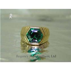 RHJ Six-Sided Rich Simulated Emerald (YAG) #1016915