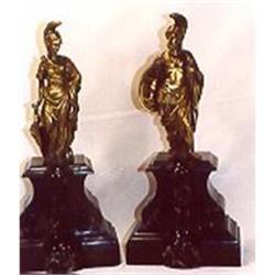 Pair of bronzes in classical dress #1016989