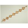 Image 1 : VINTAGE 14K GOLD BRACELET w CAMEOS #1017025