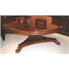 Image 1 : Round Antique Mahogany Dining Table #1017089