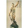 Image 1 : STUNNING RARE LADY OF JUSTICE BRONZE SCULPTURE #1017261