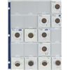 Image 20 : BINDER OF 10 PAGES OF COINS (1 CENT, 5 CENTS, 10 CENT)