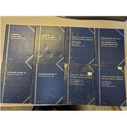 SIX EMPTY WHITMAN FOLDERS