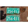 Image 2 : TWO 1969 LICENSE PLATES