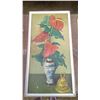 Image 1 : FLORAL PICTURE 25"X13"