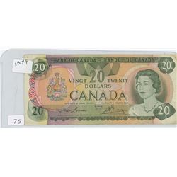 1978 CANADIAN 20 DOLLAR BILL