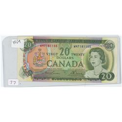 1969 CANADIAN 20 DOLLAR BILL