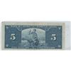 Image 2 : 1937 CANADIAN 5 DOLLAR BILL
