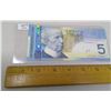 Image 2 : 2002 AND 2 2006 CANADIAN 5 DOLLAR BILLS