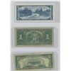 Image 2 : 1954 CANADIAN 5 DOLLAR BILL 1937 CANADIAN 1 DOLLAR BILL 1969 AMERICAN 5 DOLLAR BILL