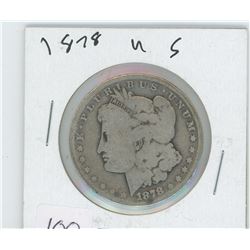 1878 AMERICAN SILVER DOLLAR