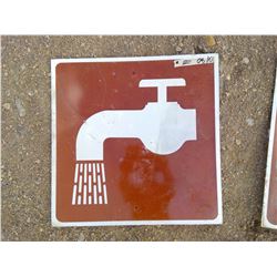 RUNNING WATER SIGN