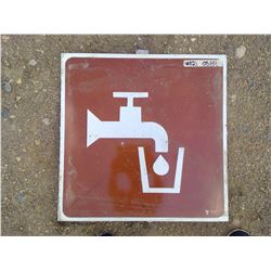 DRINKING WATER SIGN