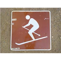 SKI HILL SIGN