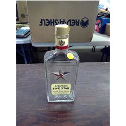SEAGRAMS 5 STAR 1979 WHISKEY BOTTLE