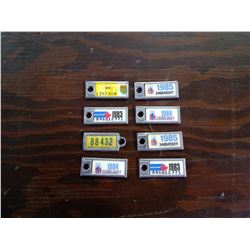 VINTAGE WAR AMP KEY TAGS