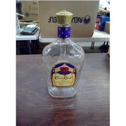 CROWN ROYAL WHISKEY BOTTLE