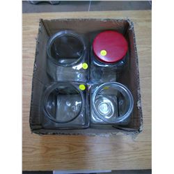 GLASS STORAGE CANISTERS