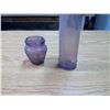 Image 3 : 2 PURPLE GLASS BOTTLES