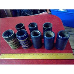 CYLINDER GRAMOPHONE RECORDS -NELLIE GRAY, W. RHODES JR., VIRGINIA RED