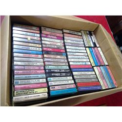 BOX OF CASSETTE TAPES