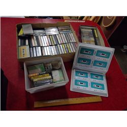 LARGE LOT OF CASSETTE TAPES